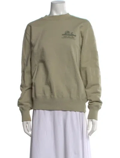 Pre-owned Aimé Leon Dore Graphic Print Crew Neck Sweatshirt In Pink