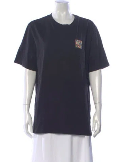 Pre-owned Aimé Leon Dore Graphic Print Crew Neck T-shirt In Blue