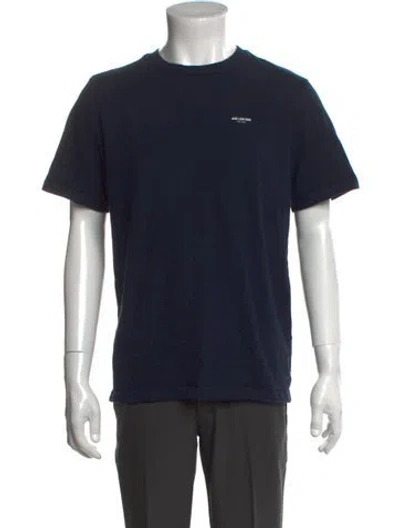 Pre-owned Aimé Leon Dore Graphic Print Crew Neck T-shirt In Blue