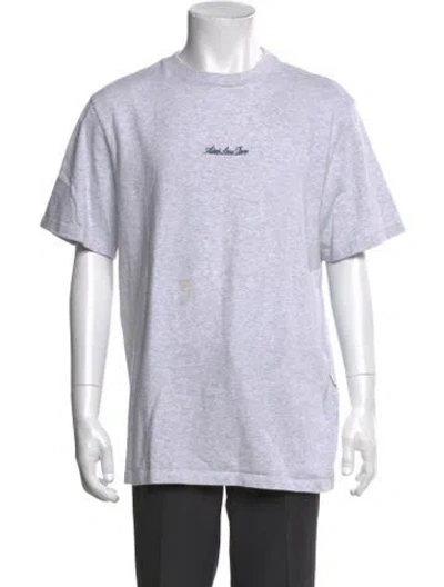 Pre-owned Aimé Leon Dore Graphic Print Crew Neck T-shirt In Gray