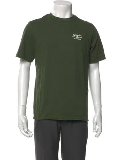 Pre-owned Aimé Leon Dore Graphic Print Crew Neck T-shirt In Green