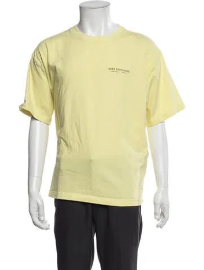 Pre-owned Aimé Leon Dore Graphic Print Crew Neck T-shirt In Green