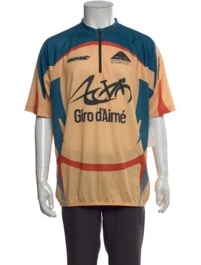 Pre-owned Aimé Leon Dore Graphic Print Crew Neck T-shirt In Multi