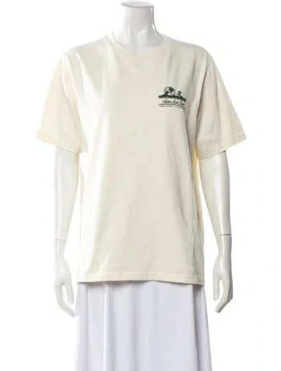 Pre-owned Aimé Leon Dore Graphic Print Crew Neck T-shirt In Neutral