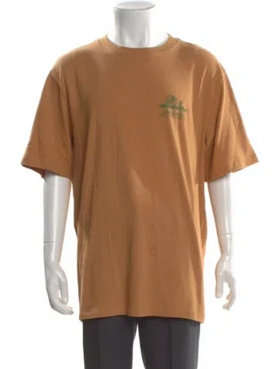 Pre-owned Aimé Leon Dore Graphic Print Crew Neck T-shirt In Neutral