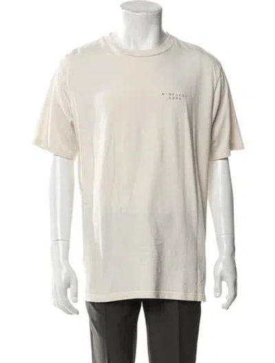 Pre-owned Aimé Leon Dore Graphic Print Crew Neck T-shirt In Neutrals