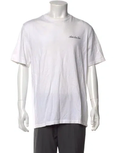 Pre-owned Aimé Leon Dore Graphic Print Crew Neck T-shirt In Neutrals