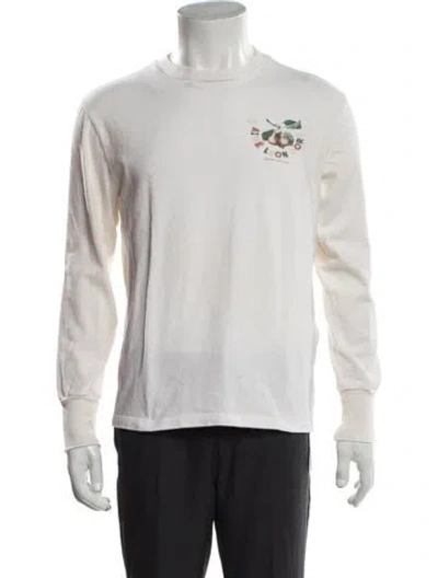 Pre-owned Aimé Leon Dore Graphic Print Crew Neck T-shirt In Neutrals