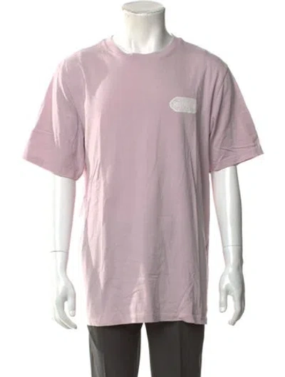 Pre-owned Aimé Leon Dore Graphic Print Crew Neck T-shirt In Purple