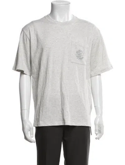 Pre-owned Aimé Leon Dore Graphic Print Crew Neck T-shirt W/ Tags In Grey