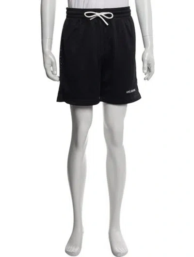 Pre-owned Aimé Leon Dore Graphic Print Jogger Shorts In Black