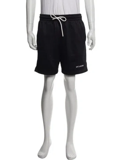 Pre-owned Aimé Leon Dore Graphic Print Jogger Shorts In Black