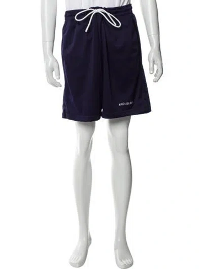 Pre-owned Aimé Leon Dore Graphic Print Jogger Shorts In Multi