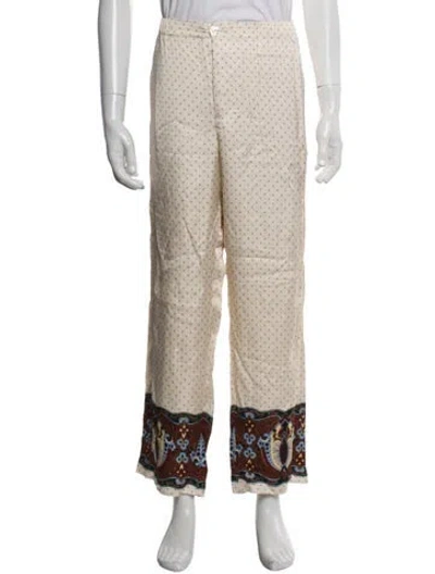 Pre-owned Aimé Leon Dore Graphic Print Pants In Neutral