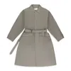 Aimé Leon Dore Belted Coat In Gray