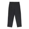 Aimé Leon Dore Gray Double Pleated Wool Trousers In Black