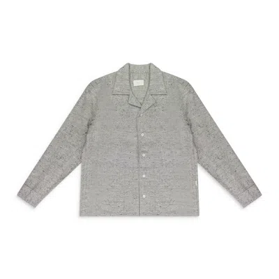 Aimé Leon Dore Gray Jacquard Button-down Shirt