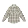 Aimé Leon Dore Gray Plaid Cotton Button-down Shirt In Multi