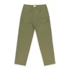 Aimé Leon Dore Green Garment Dyed Fatigue Pants In Green