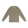 Aimé Leon Dore Green Long-sleeve Waffle Thermal T-shirt In Brown
