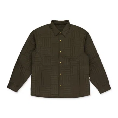 Aimé Leon Dore Green Reversible Filled Overshirt