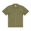 Aimé Leon Dore Striped Shirt In Green