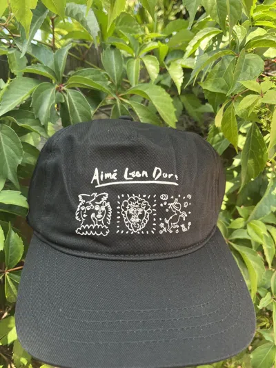Pre-owned Aimé Leon Dore Hat Hydra Black Snapback
