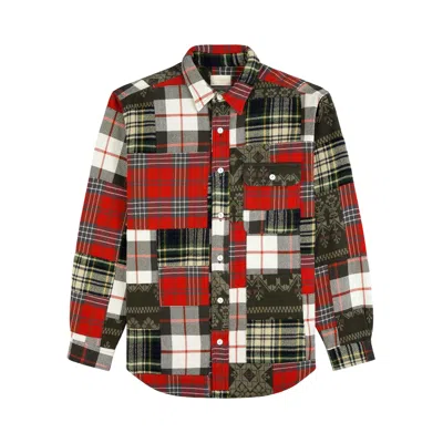 Pre-owned Aimé Leon Dore Heritage Patchwork Shirt 'multicolor' | Multi-color | Men's Size Xs