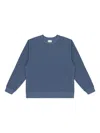 Aimé Leon Dore Indigo Herringbone Terry Sweatshirt In Blue