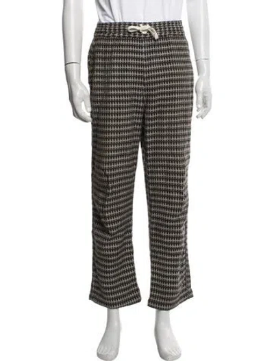 Pre-owned Aimé Leon Dore Houndstooth Print Pants In Multicolor