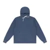Aimé Leon Dore Indigo Herringbone Terry Hoodie In Blue