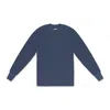 Aimé Leon Dore Indigo Long-sleeve Waffle Thermal T-shirt In Blue
