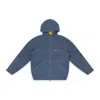 Aimé Leon Dore Indigo New Balance Full-zip Fleece Hoodie In Blue