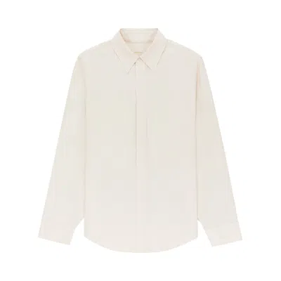 Pre-owned Aimé Leon Dore Jacquard Dice Shirt 'pristine' | Cream | Men's Size L In White