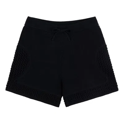 Pre-owned Aimé Leon Dore Knit Court Short 'jet Black' | Men's Size M
