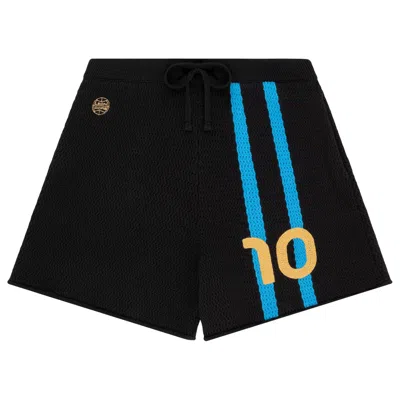 Pre-owned Aimé Leon Dore Knit Soccer Short 'black'