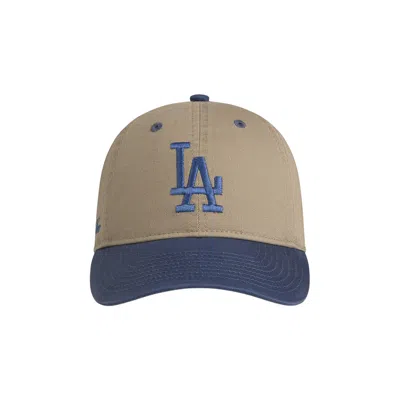 Pre-owned Aimé Leon Dore La Dodgers Colorblock Ballpark Hat 'laurel Oak' | Tan | Men's Size Onesize In Brown