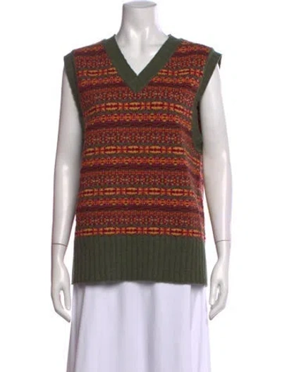 Pre-owned Aimé Leon Dore Lambswool Patterned Sweater In Multi