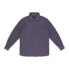Aimé Leon Dore Lavender Merino Wool Button-down Shirt In Purple