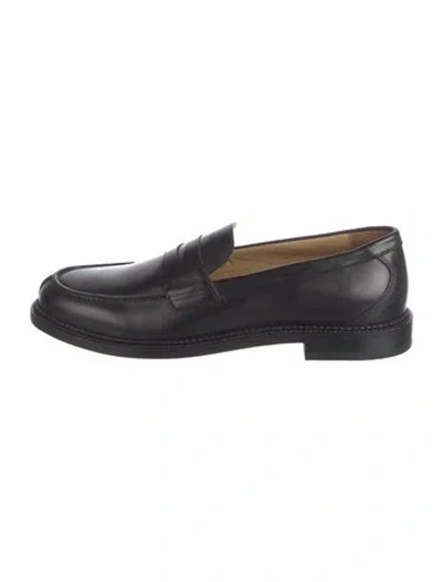 Pre-owned Aimé Leon Dore Leather Loafers In Black