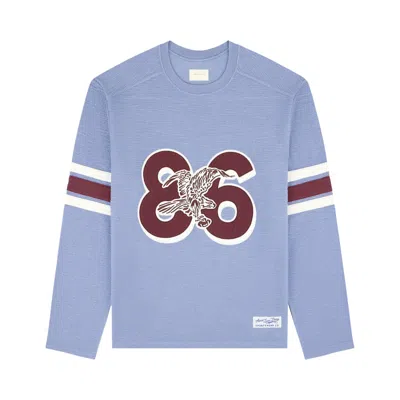 Pre-owned Aimé Leon Dore Legacy Slub Football Jersey 'troposphere' | Blue | Men's Size S