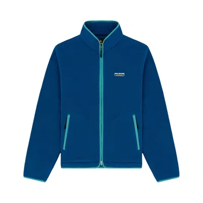 Pre-owned Aimé Leon Dore Lightweight Full Zip Fleece Jacket 'classic Blue' | Men's Size S