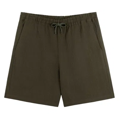 Pre-owned Aimé Leon Dore Linen Leisure Short 'deep Lichen Green' | Men's Size Xxl