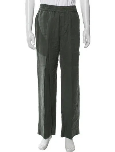 Pre-owned Aimé Leon Dore Linen Pants In Green