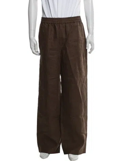Pre-owned Aimé Leon Dore Linen Pants W/ Tags In Brown