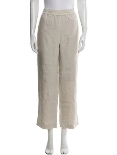Pre-owned Aimé Leon Dore Linen Wide Leg Pants In Gray