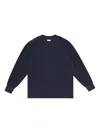 Aimé Leon Dore Indigo Garment Dyed Uniform Long-sleeve T-shirt In Blue