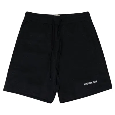 Pre-owned Aimé Leon Dore Logo Gym Short 'black' | Men's Size M