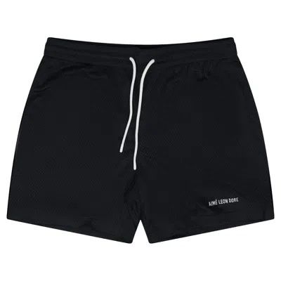 Pre-owned Aimé Leon Dore Logo Gym Short 'black' | Men's Size S