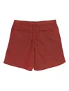 Aimé Leon Dore Logo-patch Shorts In Red